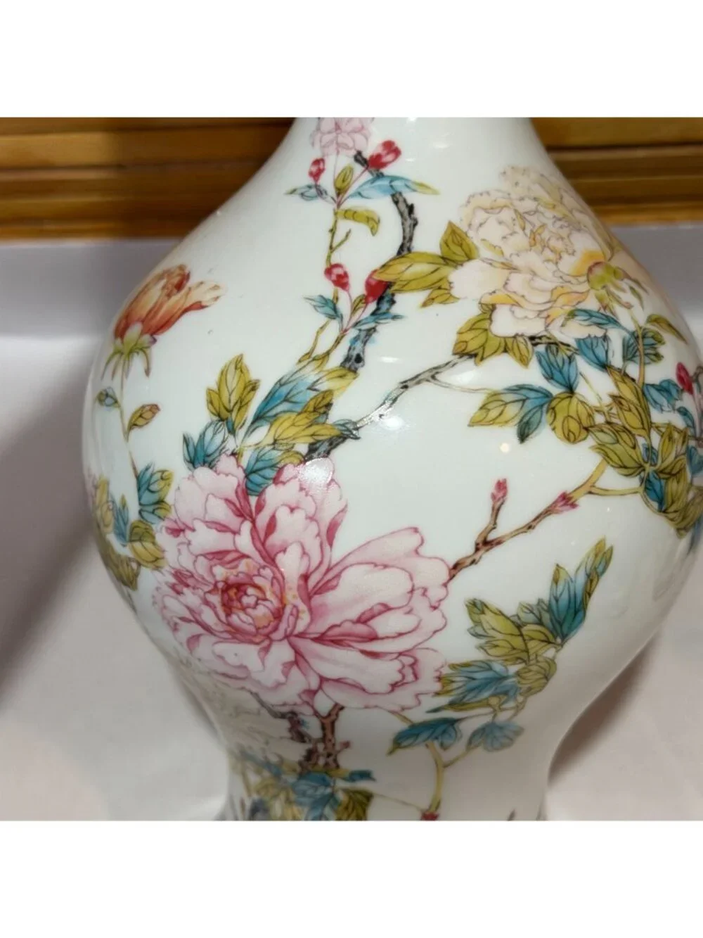 Vintage 80s Lenox Polychrome Peony Ch'ing Smithsonian Reproduction 11